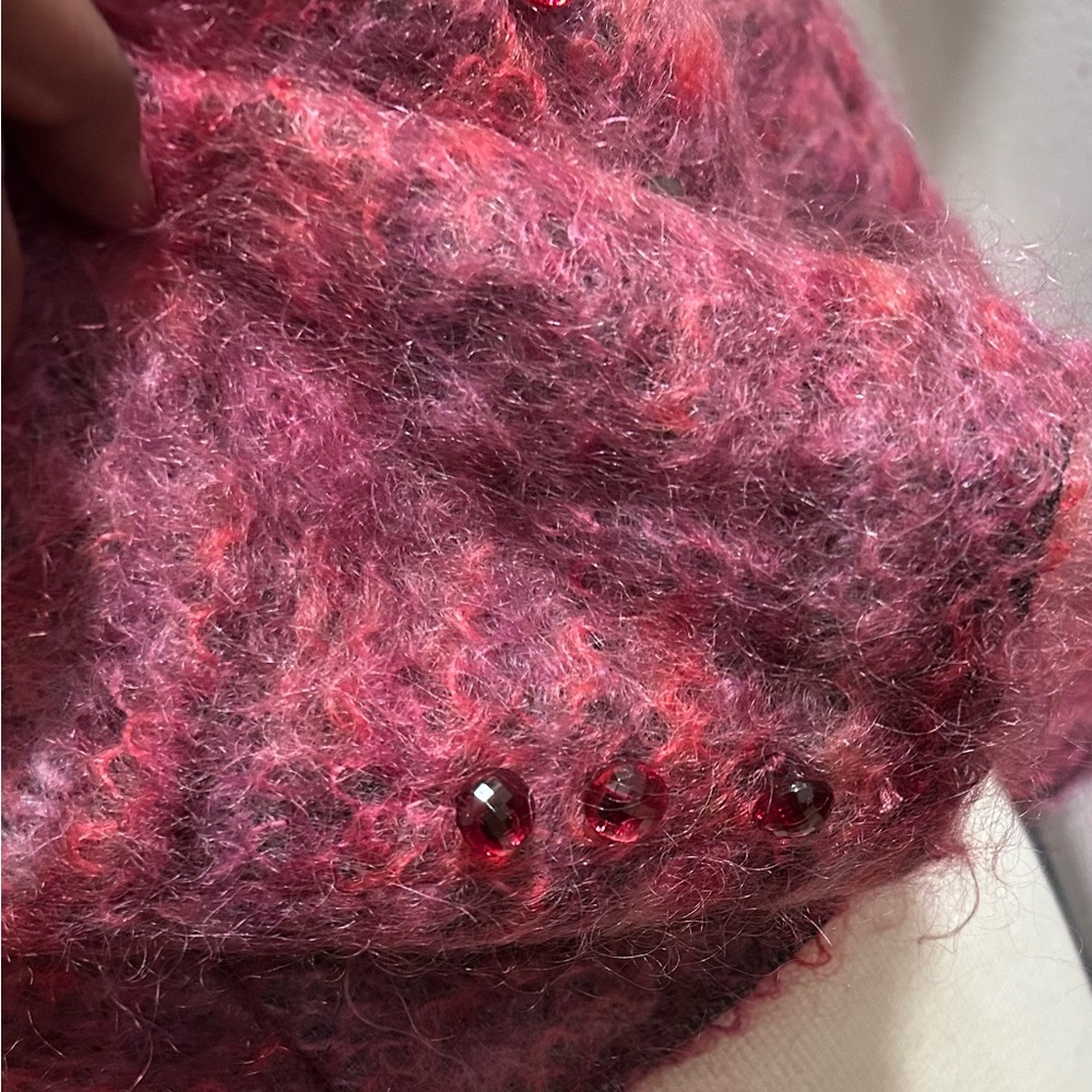 Betsey Johnson Fuzzy Pink Blazer - Picture 3 of 5